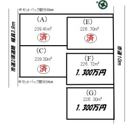 売地 北本市緑3丁目