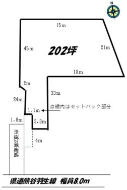 売地 羽生市西1丁目